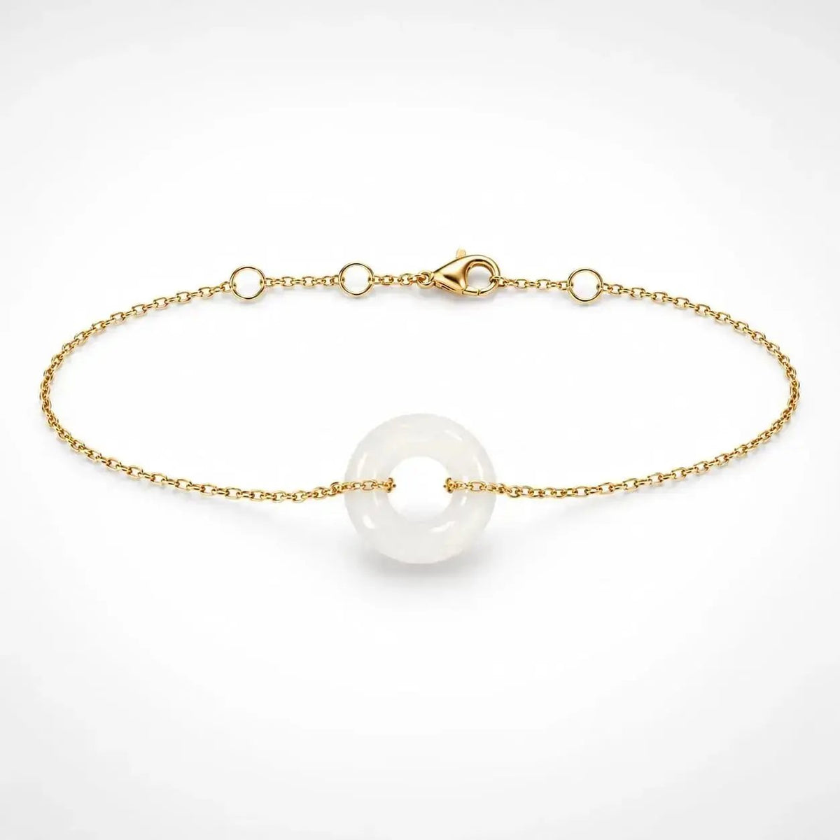 variant-group:SMV-B26302-CRY-WHT | SAMVELLI gold-plated 925 silver Donut Bracelet – White Crystal product view