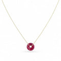 variant-group:SMV-N26301-AGA-PUR | SAMVELLI gold-plated 925 silver Donut Necklace – Agate Purple product view 01