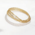 925 Sterling Silver Gold Layered Chain Bracelet - product view 1