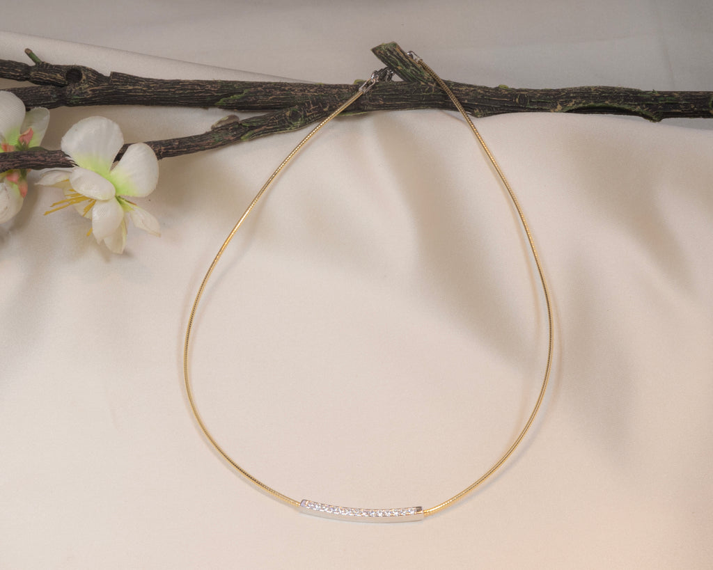 925 Sterling Silver Bar Necklace