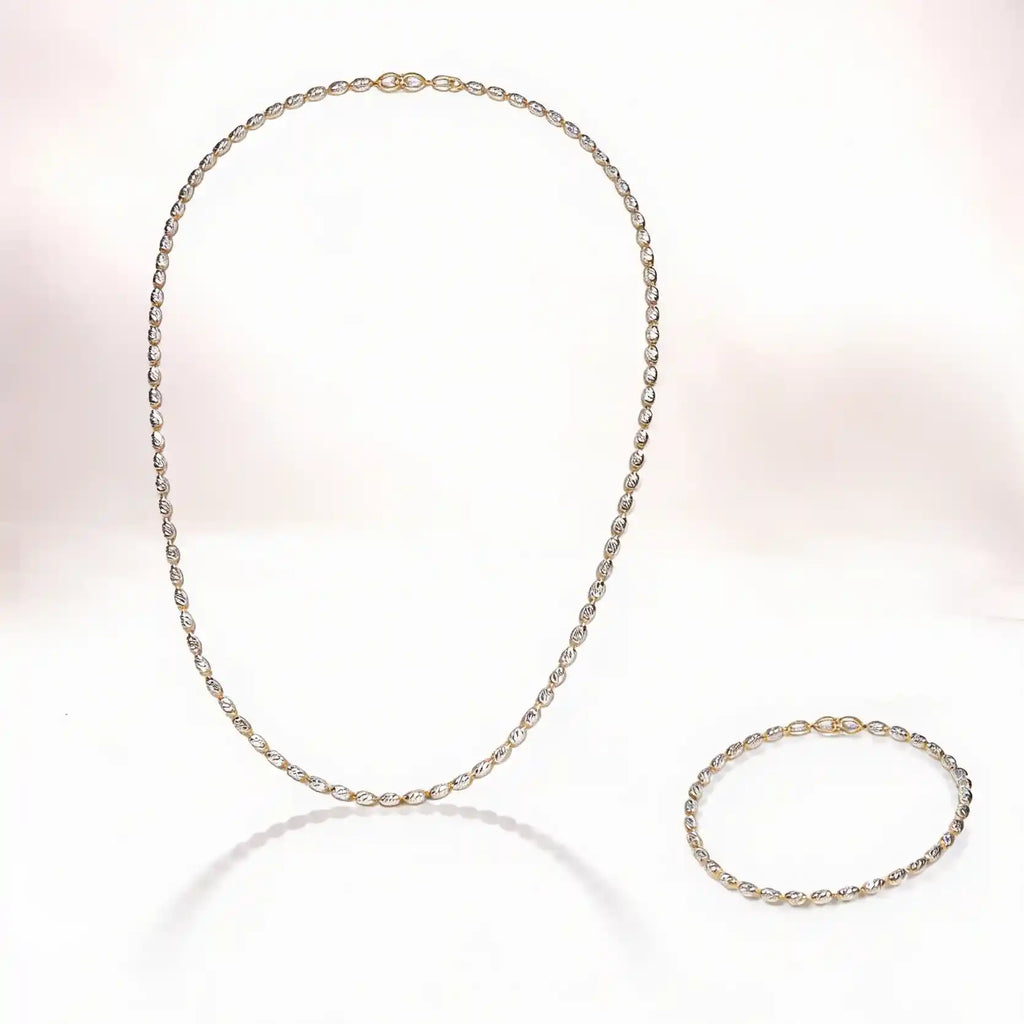 925 Sterling Silver Beaded Necklace