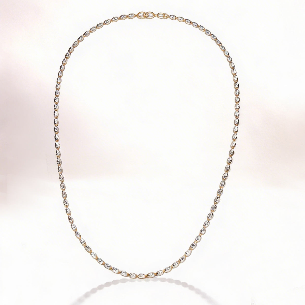 925 Sterling Silver Beaded Necklace - product view 1