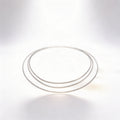 925 Sterling Silver Triple Layer Necklace - product view 1