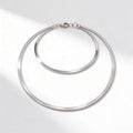 925 Sterling Silver Double Layer Necklace - product view 1