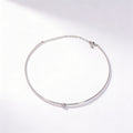 925 Sterling Silver Minimal Choker Necklace - product view 1