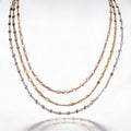 925 Sterling Silver Multi-Tone Layered Necklace - product view 1