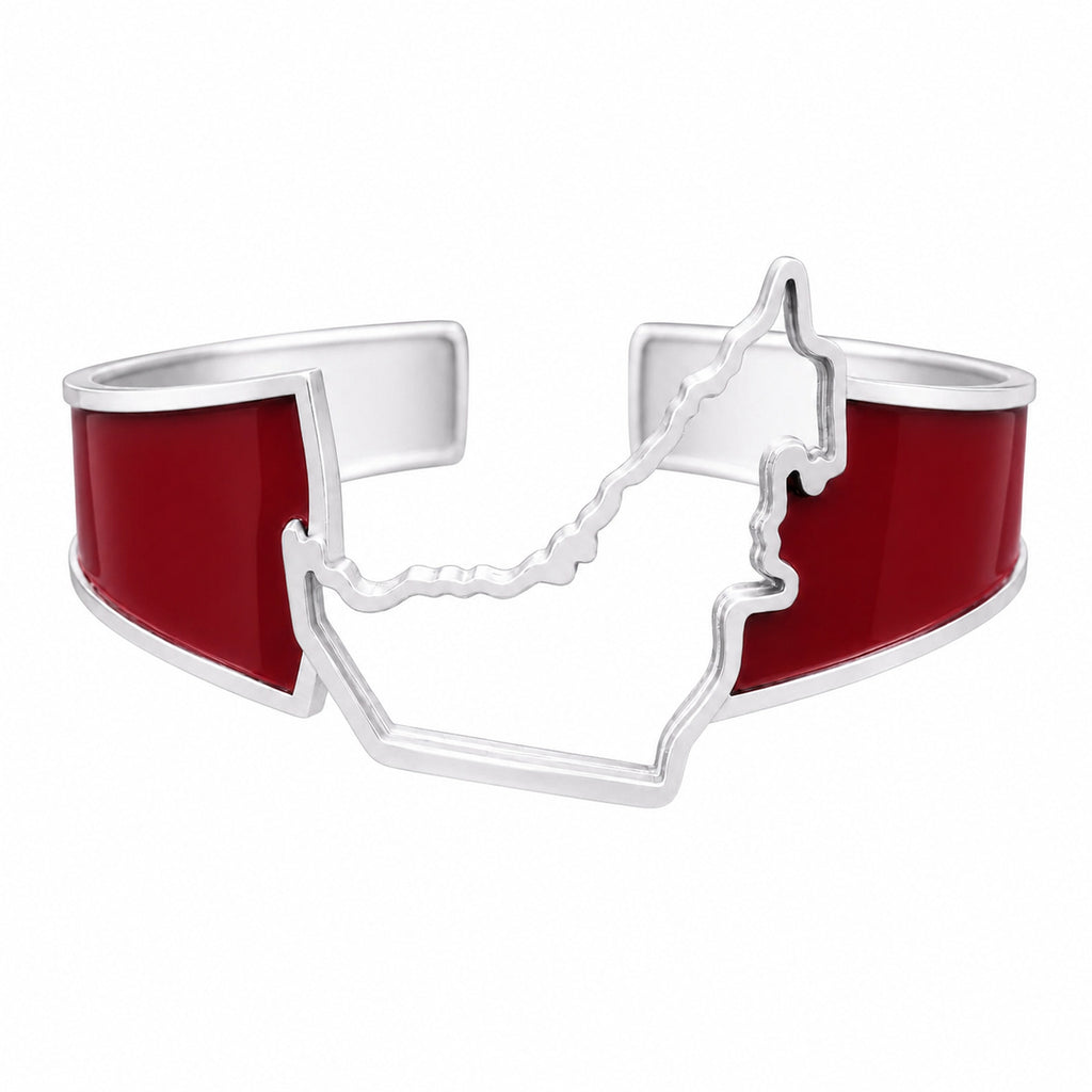 SAMVELLI UAE Map Bangle - Rouge - product view 1